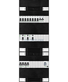 1F groepenkast 36M met 8 groepen+kook+AF+PV16-2P