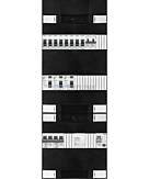 1F groepenkast 36M met 8 groepen+kook+AF+PV16-2P+BT