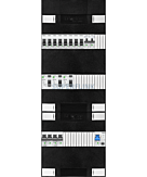 1F groepenkast 36M met 8 groepen+kook+AF+PV20-2P
