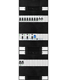 1F groepenkast 36M met 8 groepen+kook+PV20-2P