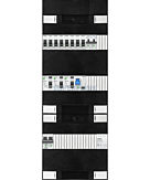 1F groepenkast 36M met 8 groepen+kook+PV20-2P+BT