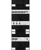 1F groepenkast 36M met 9 groepen+kook+AF+PV16-2P+BT