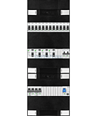 1F groepenkast 36M met 12 groepen+kook+AF+PV20-2P
