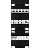 1F groepenkast 36M met 13 groepen+kook+AF+PV20-2P