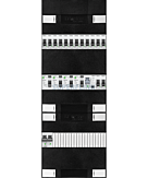 1F groepenkast 36M met 14 groepen+PV16-2P