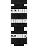 3F groepenkast 36M met 6 aardlekautomaat+PV16-2P+BT