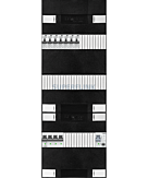 3F groepenkast 36M met 7 aardlekautomaat+PV16-2P
