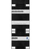 3F groepenkast 36M met 8 aardlekautomaat+PV20-2P