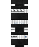 3F groepenkast 36M met 9 aardlekautomaat+PV20-2P