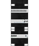 3F groepenkast 36M met 11 aardlekautomaat+kook+PV16-2P