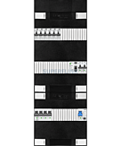 3F groepenkast 36M met 6 aardlekautomaat+kook+PV20-2P