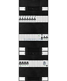3F groepenkast 36M met 7 aardlekautomaat+kook+PV16-2P