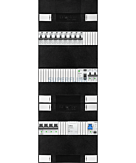 3F groepenkast 36M met 9 aardlekautomaat+kook+PV20-2P+BT