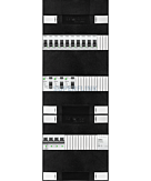3F groepenkast 36M met 10 groepen+BT