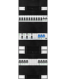 3F groepenkast 36M met 10 groepen+kook+AF+PV20-4P