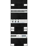 3F groepenkast 36M met 10 groepen+kook+PV16-4P+BT
