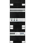 3F groepenkast 36M met 10 groepen+kook+PV16-4P+BT