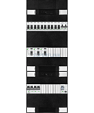 3F groepenkast 36M met 10 groepen+kook+PV16-2P