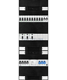 3F groepenkast 36M met 10 groepen+kook+PV20-4P+BT