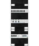 3F groepenkast 36M met 10 groepen+PV16-4P+BT
