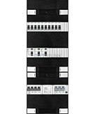 3F groepenkast 36M met 10 groepen+PV16-4P+BT