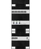 3F groepenkast 36M met 10 groepen+PV16-2P