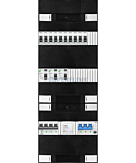 3F groepenkast 36M met 10 groepen+PV20-4P+BT