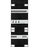 3F groepenkast 36M met 11 groepen+PV16-4P