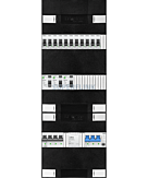 3F groepenkast 36M met 11 groepen+PV20-4P+BT