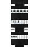 3F groepenkast 36M met 12 groepen