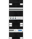 3F groepenkast 36M met 12 groepen+PV20-4P+BT