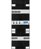 3F groepenkast 36M met 6 groepen+AF+PV20-4P