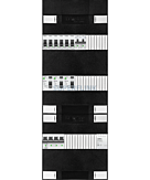 3F groepenkast 36M met 6 groepen+kook+BT