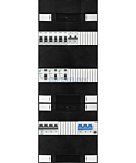 3F groepenkast 36M met 6 groepen+kook+PV20-4P