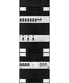 3F groepenkast 36M met 7 groepen+kook+PV16-4P+BT