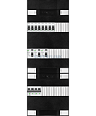 3F groepenkast 36M met 8 groepen