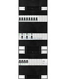 3F groepenkast 36M met 8 groepen+BT