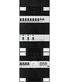 3F groepenkast 36M met 8 groepen+kook+PV16-4P+BT