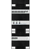 3F groepenkast 36M met 9 groepen+kook+BT