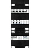 3F groepenkast 36M met 9 groepen+kook+PV16-4P+BT