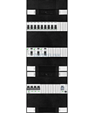 3F groepenkast 36M met 9 groepen+PV16-2P