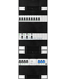 3F groepenkast 36M met 9 groepen+PV20-4P+BT