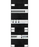 3 fase groepenkast met 10 groepen krachtgroep Type B