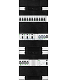 3F groepenkast 36M met 11 groepen+kook-4P