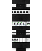3F groepenkast 36M met 11 groepen+kook+BT