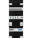 3F groepenkast 36M met 11 groepen+kook+PV20-4P+BT
