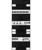3F groepenkast 36M met 11 groepen+KR+PV16-4P+BT