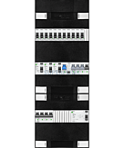 3F groepenkast 36M met 11 groepen+KR+PV20-2P