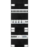 3F groepenkast 36M met 12 groepen+kook+PV16-4P+BT
