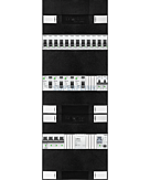 3F groepenkast 36M met 12 groepen+kook+PV16-2P+BT